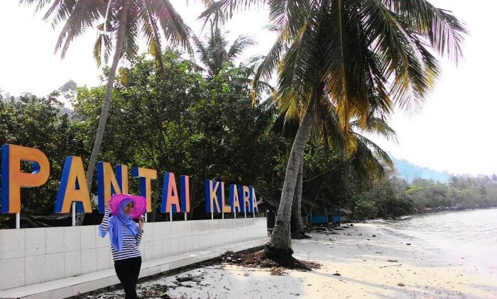 Pantai Klara Lampung Air Lautnya Sebening Cermin